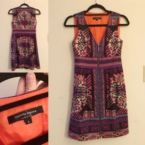 Nanette LePore front zip dress